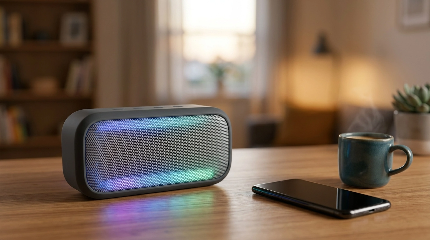 Light-Up Portable Bluetooth Speaker: Sound, Modes, Battery