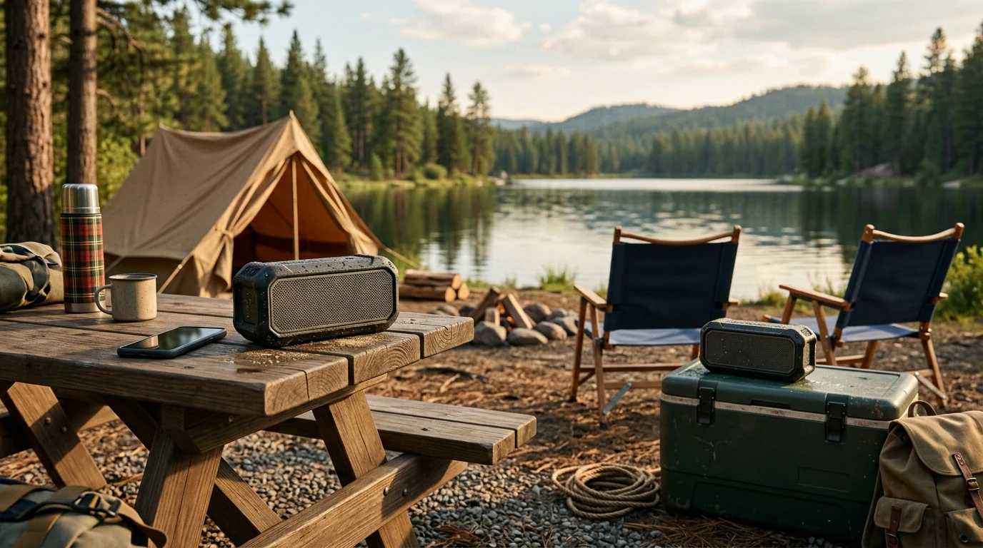 10W Portable Outdoor Speaker: Waterproof Bass + Dual Pair