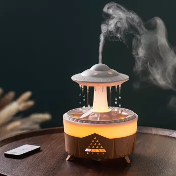 UFO Ultrasonic Humidifier & Oil Diffuser (Remote)